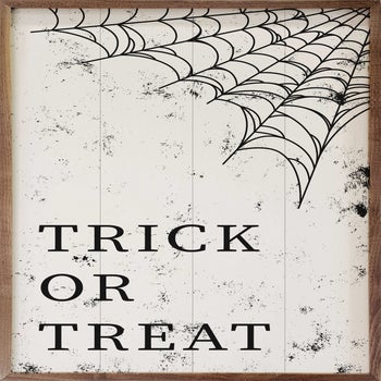 Trick Or Treat Web White